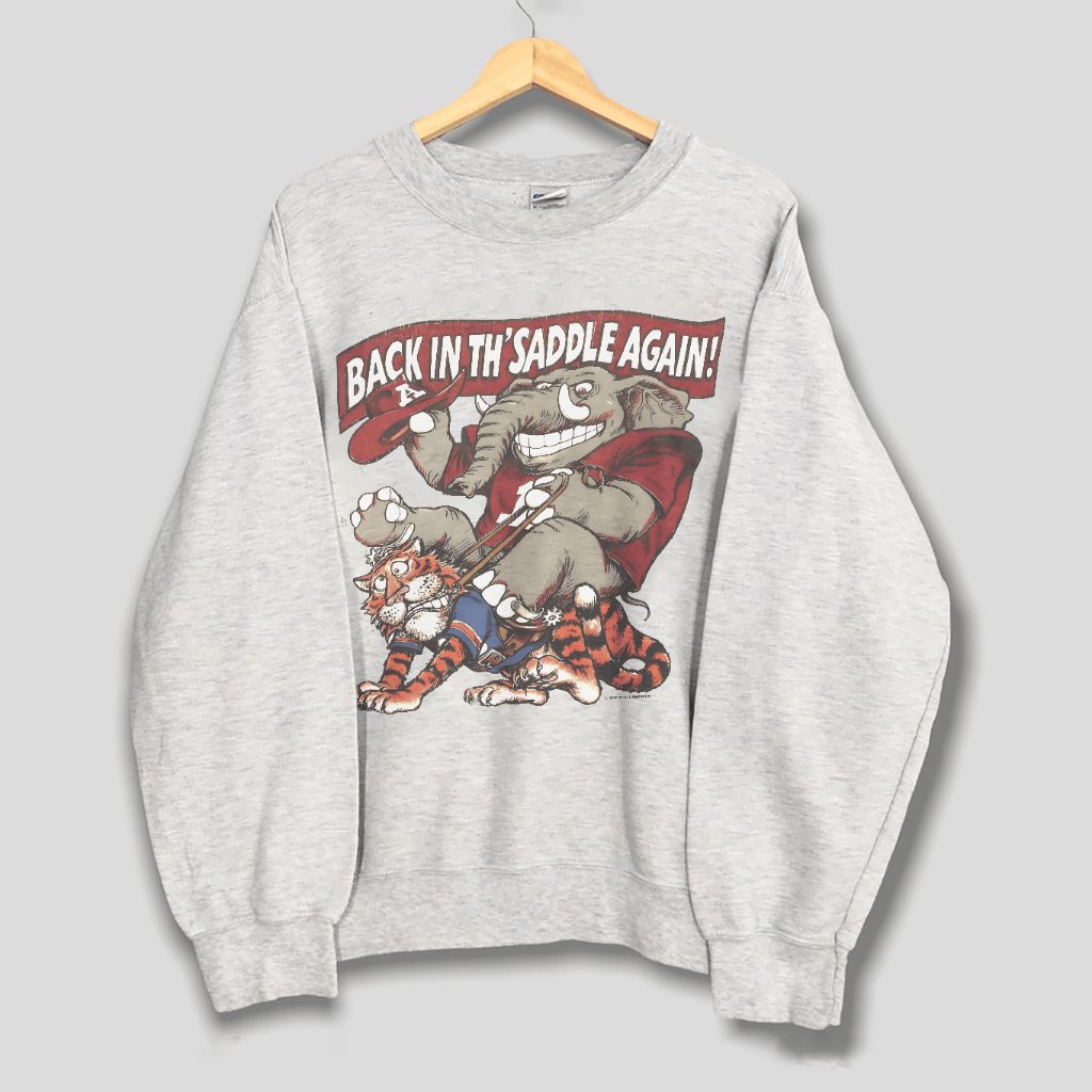 Vintage University Of Alabama Crimson Tide Football Sweatshirt Ncaa Shirt Tee